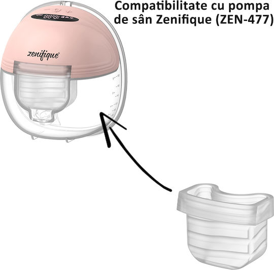 Diafragmă Zenifique Zen-477 Pentru Pompă de Sân Realizată din Silicon Transparent