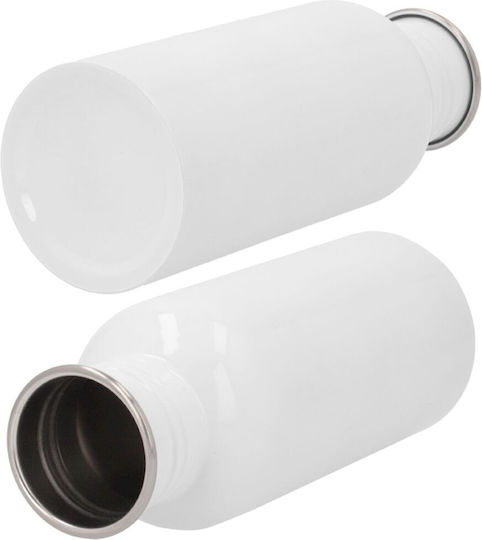 Koupakoupa Koupakoupa Rostfreier Stahl Kinder Trinkflasche Stitch mit Stroh Weiß 600ml