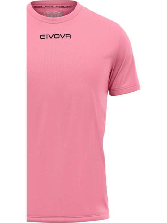 Eine Sportliche Herrenbluse Kurzarm Rosa