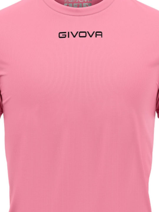 Eine Sportliche Herrenbluse Kurzarm Rosa