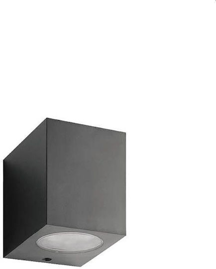 Vito Επιτοίχιο Εξωτερικό Σποτ GU10 IP54 9.2x9x7εκ.