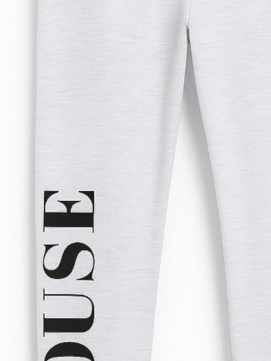 Kinder Leggings Lang Grey Melange Minnie