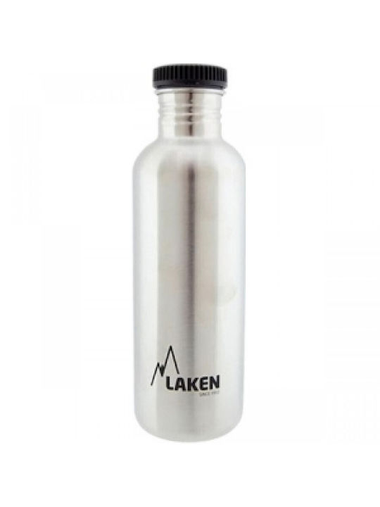 Laken Stainless Steel Water Bottle 1000ml Silver