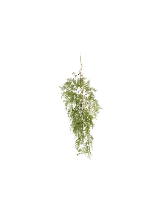 Globostar Artificial Garden Hanging Fern 20620 Τεχνητό Διακοσμητικό Κρεμαστό Φυτό Φτέρης Μ32 X Π14 X Υ96cm