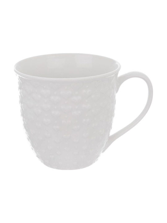 Orion Κούπα Κεραμική Λευκή 580ml
