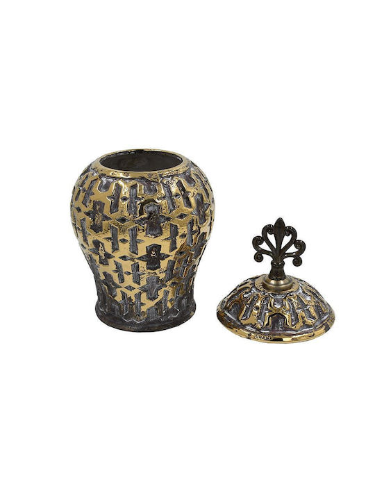 Fylliana Decorative Vase Fl2330 Black 18x18x36cm