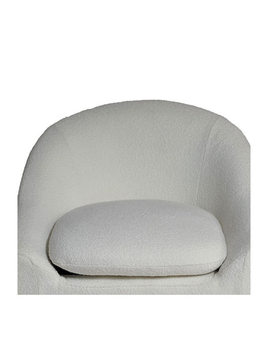 Cloud Armchair White 76x76x71cm