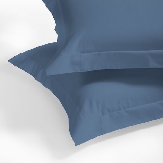 Aslanis Home Satin Kissenbezug-Set Oxford 50x80cm.