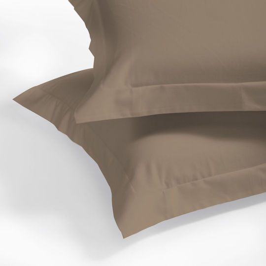 Aslanis Home Satin Plain Σετ Oxford Aslanis Home Satin Plain Σετ Oxford