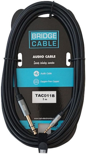 KAL Electronics Cable 6.3mm male - 3.5mm male 3m (TAC011A)