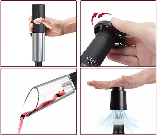 Electric Rechargeable Wine Corkscrew Set Accessory – Elegance & Practicality