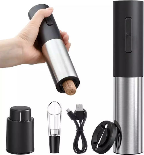 Electric Rechargeable Wine Corkscrew Set Accessory – Elegance & Practicality