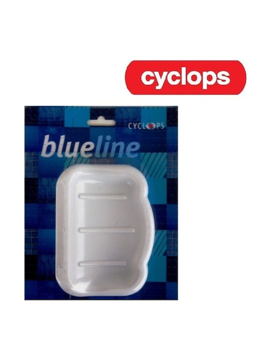 Easy Bath Cyclops Wall Soap Dish White