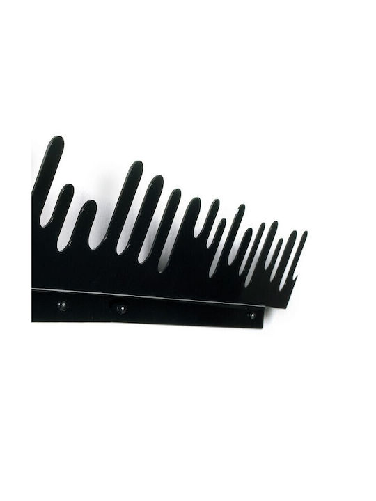 Wandhalterung Wave Schwarzes Set 2 Metall Design House Stockholm