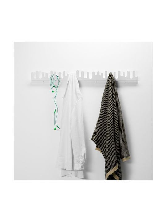 Wandhalterung Wave Weiß Set 2 Metall Design House Stockholm