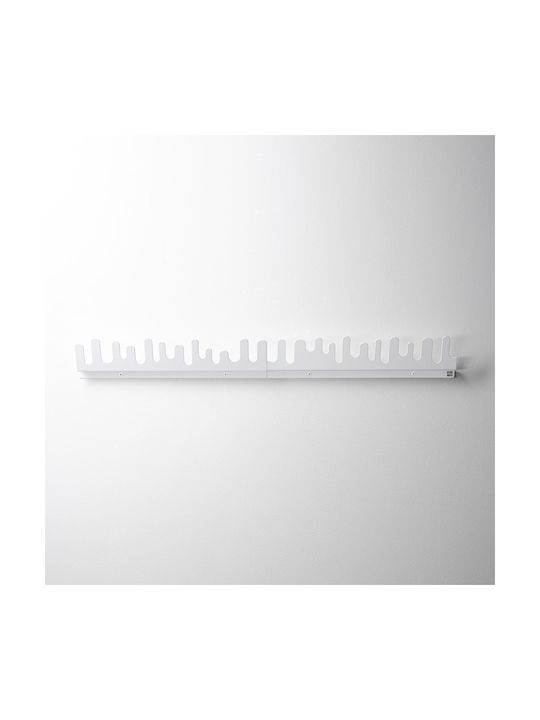 Wandhalterung Wave Weiß Set 2 Metall Design House Stockholm
