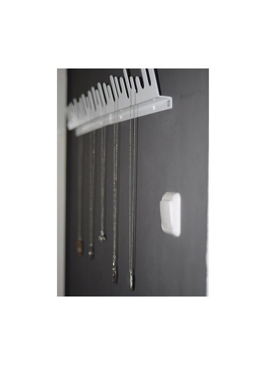 Wandhalterung Wave Weiß Set 2 Metall Design House Stockholm
