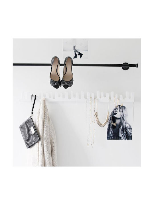 Wandhalterung Wave Weiß Set 2 Metall Design House Stockholm