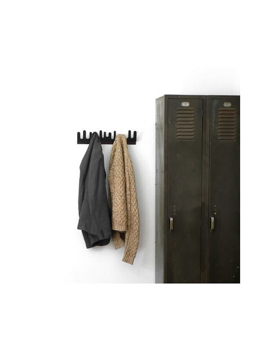 Wandhalterung Wave Schwarzes Set 2 Metall Design House Stockholm