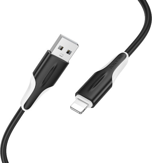 Borofone Редовна USB-A към Lightning кабел Черен 1м (46611-OC)
