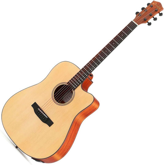 Donner Ec-1018 Semi-Akustik Gitarre Set