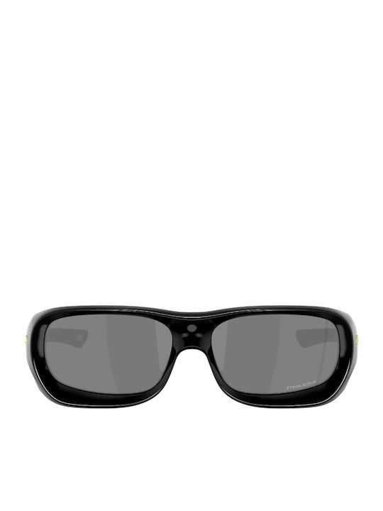 Oakley Γυαλιά Ηλίου Μαύρα με Κοκκάλινο Σκελετό