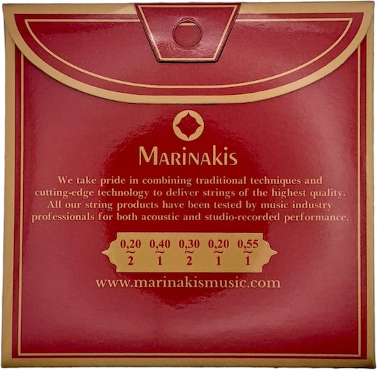 Marinakis Strings Χορδές Σάζι 0.20''