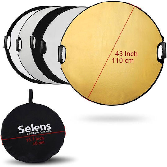 Photography Reflector 5 in 1 With Handles 110cm