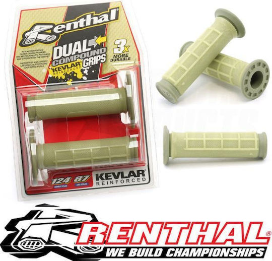 Renthal G165 Kevlar Dual Layer Diamond Wafle Handgriffe Enduro & Mx Geschlossen