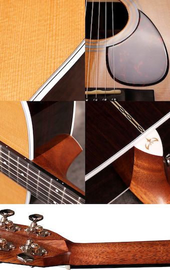 Tyma Tf-28 Fishman Ellipse Acoustic Guitar