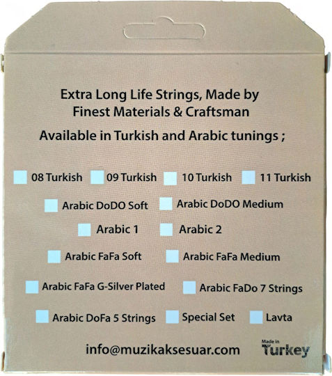 Aurora Turkish 08 Soft Χορδές Ούτι