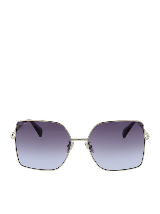 Max Mara Sunglasses Silver with Metal Frame & Silver Lens Max Mara Sunglasses Silver with Metal Frame & Silver Lens
