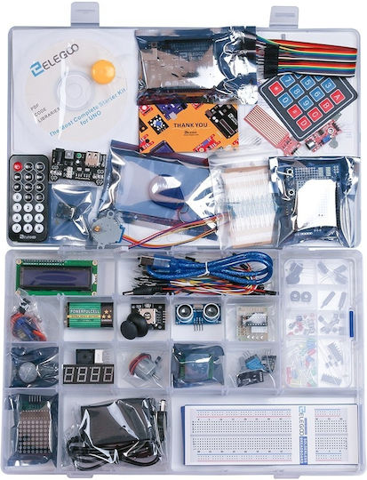Elegoo Uno R3 Projekt Das Kompletteste Ultimative Starter Kit Mit Anleitung Uno R3 Steuerungsplatine Lcd1602 Servo Schrittmotor Arduino Uno Projekt