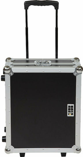Ttpro-Trolley Flight Case Multi Format Turntable Trolley with Silver Wheels Technics SL-1210MK7 SL-1200MK2 SL-1200 SL1200GR SL-1200GAE SL-1210GR Reloop RP-7000RP RP-8000MK2 RP-8000RP RP-4000M RP-2000USB Pioneer PLX-1000 PLX-500