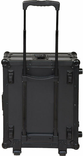 Ttpro-trolleybk Flight Case Multi Format Turntable Trolley + Wheels Black Technics Sl-1210mk7 Sl-1200mk2 Sl-1200 Sl1200gr Sl-1200gae Sl-1210gr Reloop Rp-7000rp Rp-8000mk2 Rp-8000rp Rp-4000m Rp-2000usb Pioneer Plx-1000 Plx-500