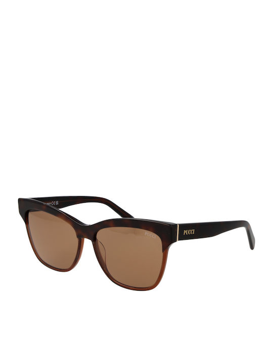 Emilio Pucci Ochelari de soare Maro cu Cadru & Maro Lentilă