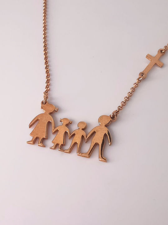 Aris Dentopoulos Schmuck Halskette aus Roségold Vergoldetem Silber Aris Dentopoulos Schmuck Halskette aus Roségold Vergoldetem Silber