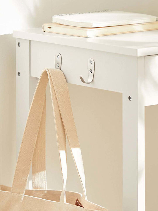 Schreibtisch Holz White 60x76x40cm