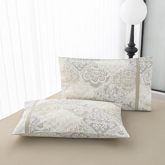 Liolios Home Sheet Sets Queen 245x270cm. White 4pcs