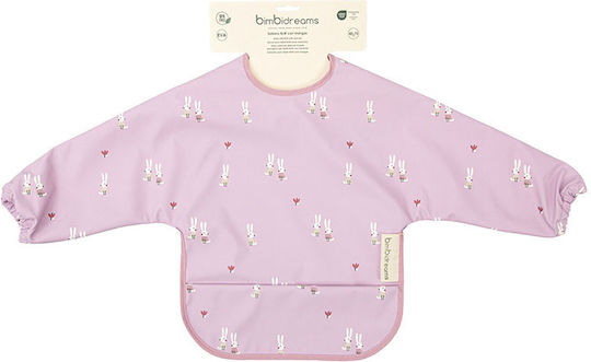 Bimbidreams Rabbits Waterproof Fabric Coverall with Hoop & Loop Fastener Pocket & Sleeves