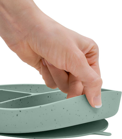 Kikka Boo Kinderteller Platinum aus Silikon Grün