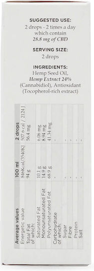 Enecta Hemp Oil 7200mg with 24% CBD & 24% CBG 30ml