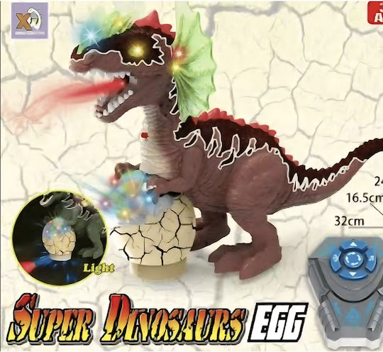 RC Dinosaur Egg Lights Sounds & Spray Super Dinosaurs Egg