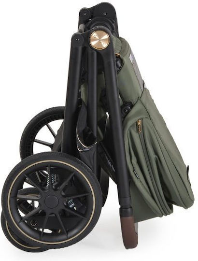 Cangaroo Celebrity Adjustable 2 in 1 Baby Stroller Suitable for Newborn Deep Green 18.8kg