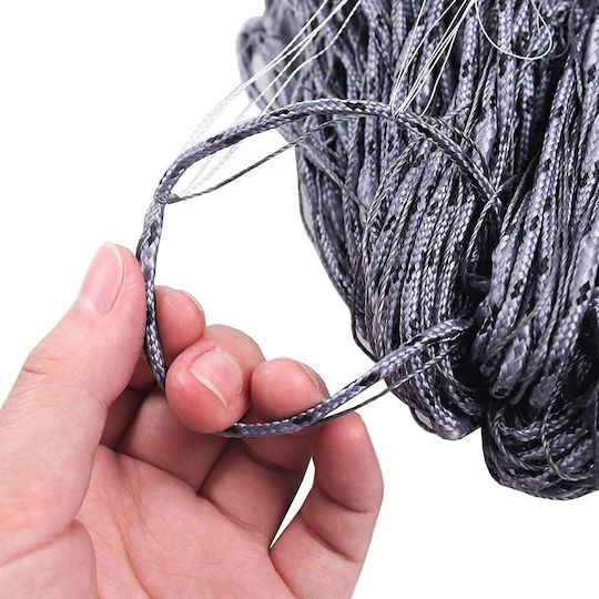 Fishing Net Canvas Rigged Mano Float Rope Wire Rope Purple 150/3 1.5m Height 60m Length 40 Millimeters