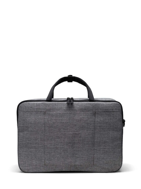 Herschel Bowen Duffle Tech 11293-00919 Raven Crosshatch Transparent Kulturbeutel