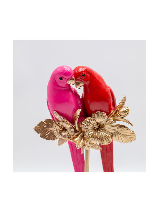 Estheti Home Tabletop Decorative Parrot Polyresin Multicolored 11x6x29cm 819-00815
