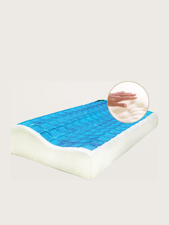 Amve Gel 40 Μαξιλάρι Ύπνου Gel Ανατομικό 55x55x12.5cm