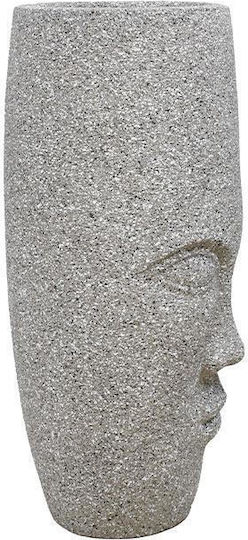 Fylliana Fl029 Face Plant Pot Metal Gray