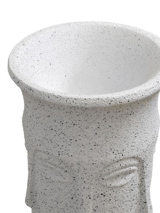 Fylliana Fl1996 Face Planter Metal White 35x35x93cm.